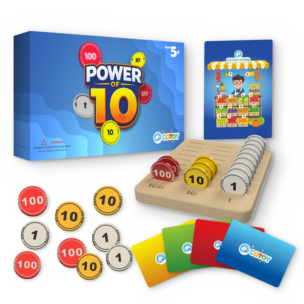 Power of 10 — The Math Kit That Makes Numbers Finally Click (Ages 5–8)