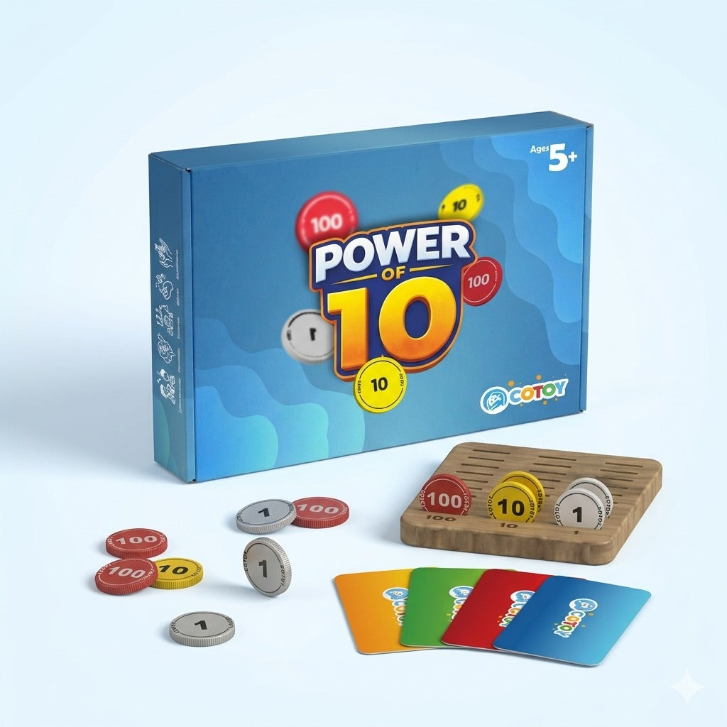 Power of 10 - Place Value Math Manipulatives for Kids Ages 5+