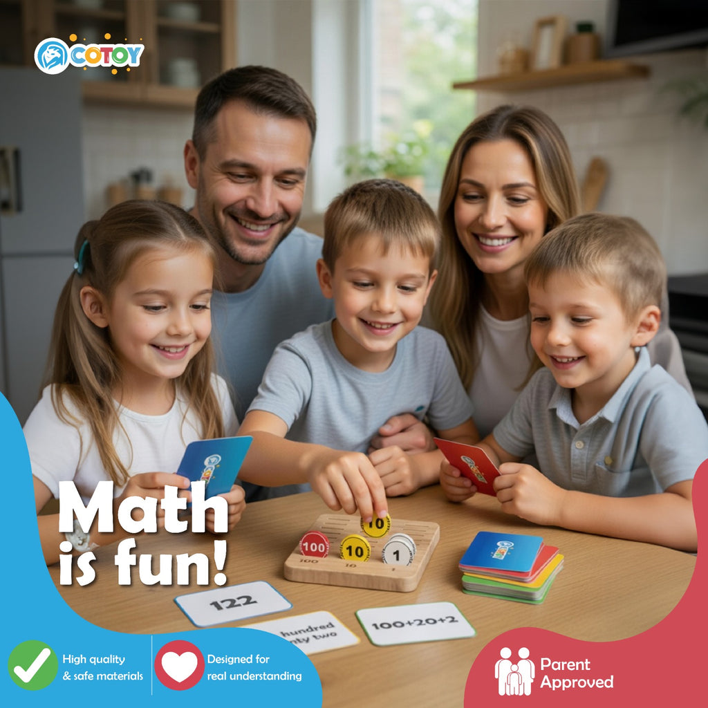 Power of 10 - Place Value Math Manipulatives for Kids Ages 5+
