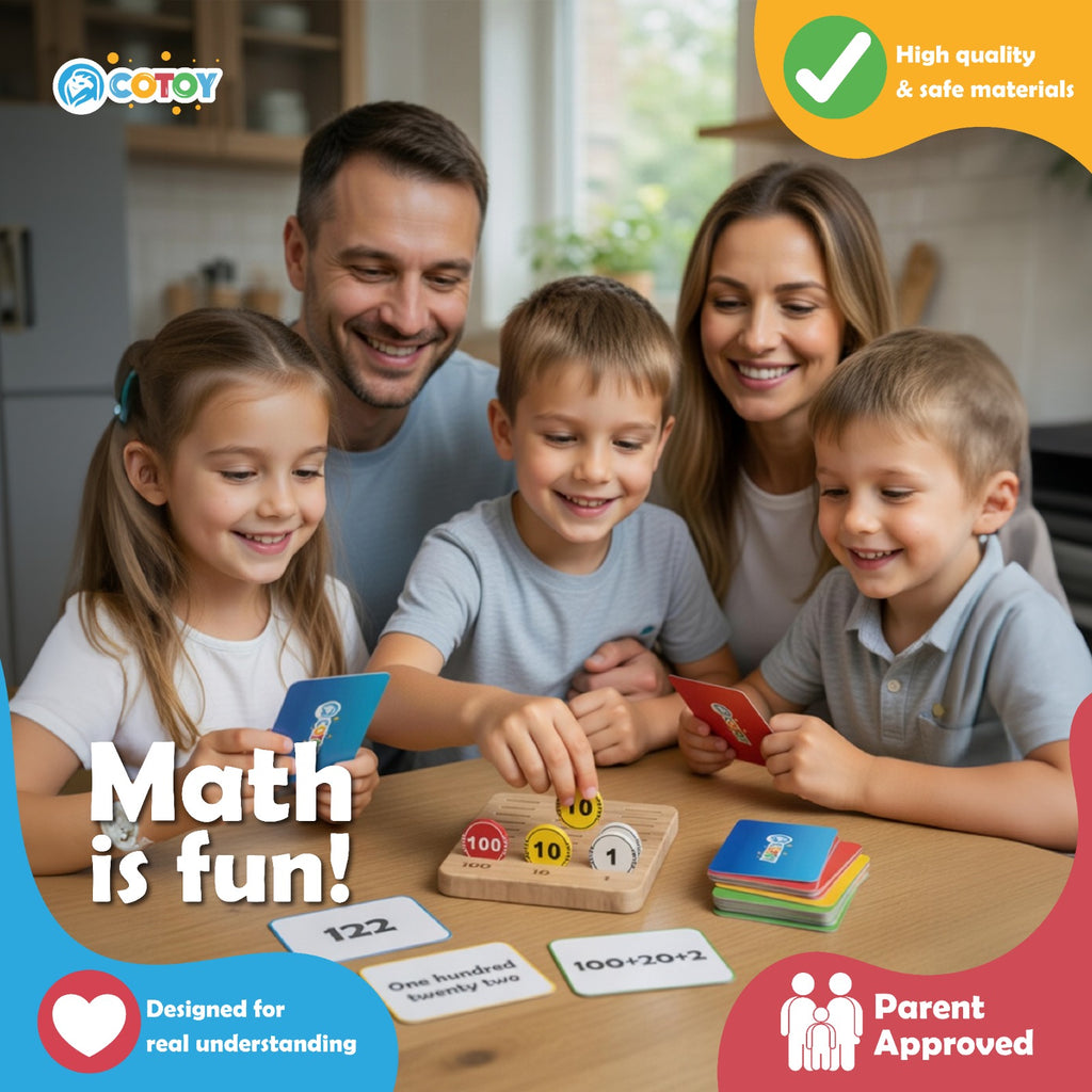 Power of 10 - Place Value Math Manipulatives for Kids Ages 5+